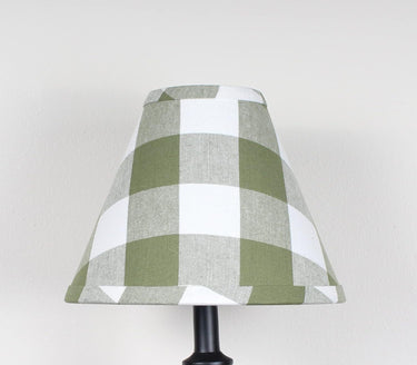 Wicklow Check Dove Lamp Shade - 10